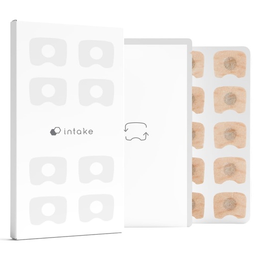 [BRSRMBQTAV6REEIV] Intake Breathing Magnetic Nasal Strip Refill Tabs (30 Count) | Adhesive Tabs for Intake Reusable Band | Nasal Strips for Sleep, Snoring & Breathing | Stronger Than Traditional Strips | 30-Night Supply