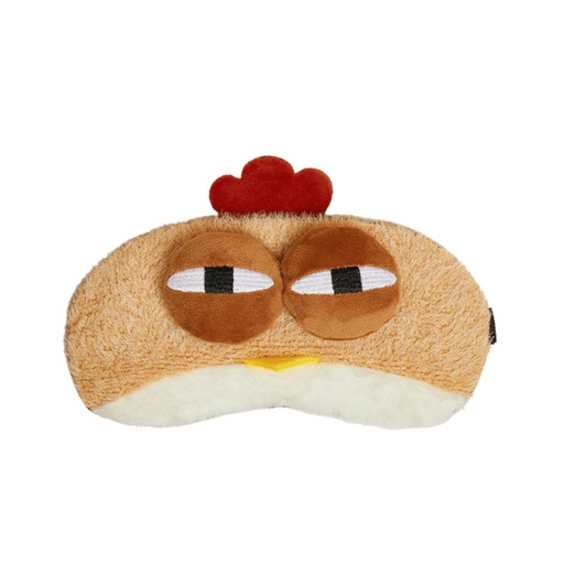 [BRSREAT3C4AROGT4] Funny Sleep Mask – Cute Lazy Chicken Chick Plush Blindfold, Soft Sleeping Eye Cover for Travel, Napping, Party Gift, Novelty Eye Mask for Adults Kids