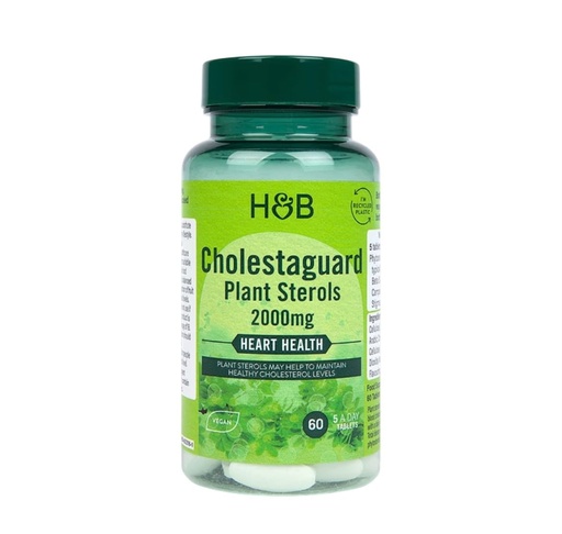 [BRSRGCQPBMORGFLH] Holland and Barett Cholestaguard Plant Sterols 60 Tablets