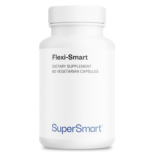 [BRSWIHQZBEDR4HT2] Supersmart - FlexiSmart (Patented & High Strength) - with AvoVida, ApresFlex, Hyaluronic Acid - Avocado Soy & Boswellia Serrata Extract Supplement | Non-GMO & Gluten Free - 60 Vegetarian Capsules