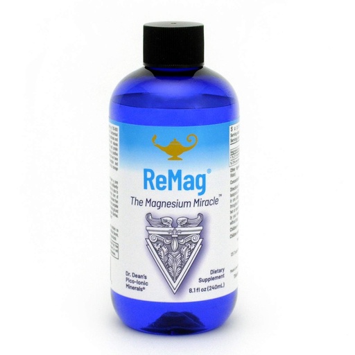 [BRSWKHQTB4NB43TP] RnA ReSet ReMag Liquid – High Absorption Magnesium Chloride, 8.1 Fl Oz (1-Pack) NSF Contents Certified, Supports Restful Sleep - Nerve Health - Muscle Relaxation - Cardiovascular Health