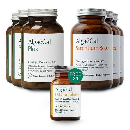 [BRSRAHYPBAIWMELV] ALGAECAL Bone Health Bundle - Free 4-in-1 Vitamin D3 Complete & Red Algae Calcium with 16 Essential Nutrients, Clinically Supported to Increase Bone Density in 6 Months