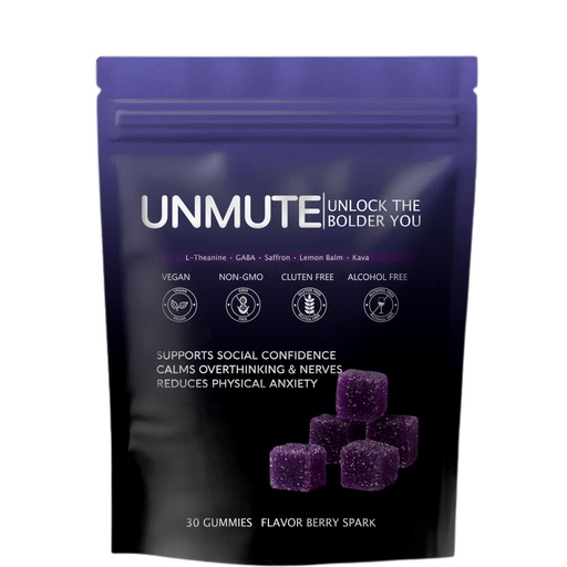[BRSREADYCRYGGCDG] unmute Kava Kava Gummies Confidence Gummies for Adults | Press on Your Confidence with L-Theanine, Saffron