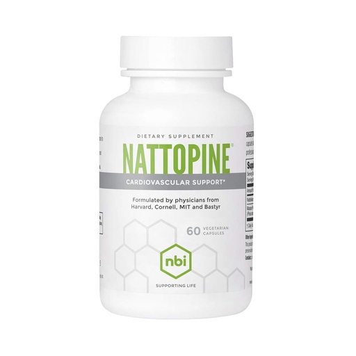 [BRSWIFQNBINRKCY7] NBI NattoPine, Healthy Circulation Support for Men & Women | 60ct Veggie Capsules