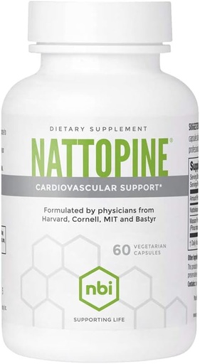 [BRSWIFQNBINRKCY7] NBI NattoPine, Healthy Circulation Support for Men ' Women ← 60ct Veggie Capsules