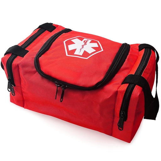 [BRSWGBA3OUIREYAY] ASA TECHMED First Aid Responder EMS Emergency Medical Trauma Bag EMT, Fire Fighter, Police Officer, Paramedics, Nurse, Red