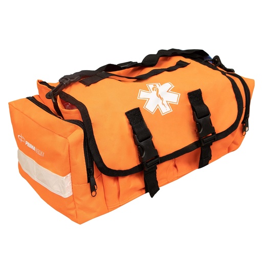 [BRSWYHARAECRAGTH] Primacare KB-RO24 Empty First Responder Bag, 16"x8"x7", Professional Compartment Kit Carrier for Trauma and Emergency Medical Supplies, Orange