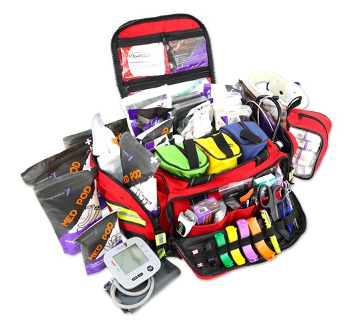 [BRSWYAQFOYPW2GTL] Lightning X Premium Stocked Modular EMS/EMT Trauma First Aid Responder Medical Bag + Kit