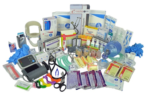 [BRSW223QCN5Q4DLO] Lightning X Premium Stocked Tactical EMS/EMT Trauma First Aid Responder Medical Kit (Fill Kit Only - No Bag)
