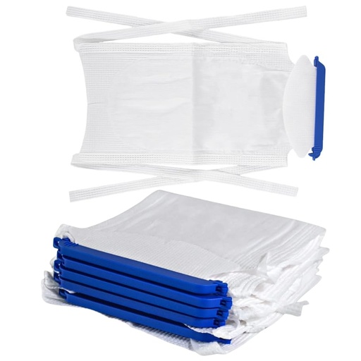 [BRSW2ZI5CB7ROADG] Vakly Large Refillable Ice Bags 6.5 x 14 [Pack of 5] – Reusable Ice Pack with Clamp Closure, Soft Outer Covering & Leak-Resistant Inner Layer for Hospital, Home & Sports Use