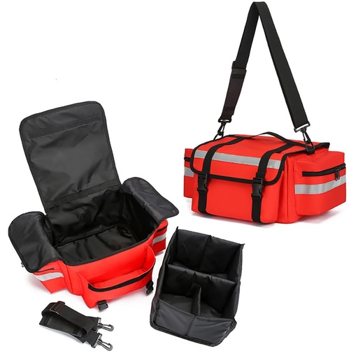 [BRSREH36DEHGYD3X] Medical Bag Empty First Aid Bag,First Responder Bag, First Aid Carrier for EMT, EMS, Paramedics and Emergency Medical Supplies Kit(Bag Only)