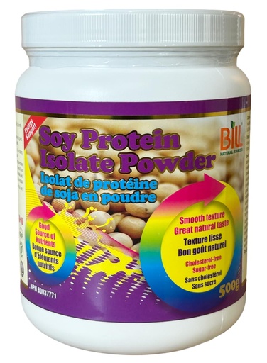 [BRSWGGQ7CQIQ4HY2] BILL Soy Protein Isolate Powder 500g