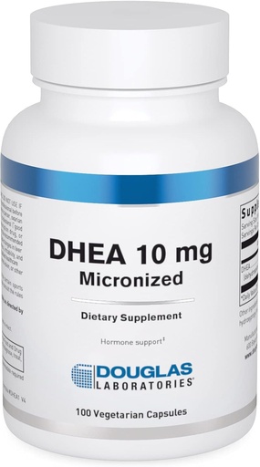 [BRSWIY35DJ7AC3TO] Douglas Laboratories DHEA 10 mg Cápsulas - Micronizada - Soporta equilibrio hormonal, inmunidad, cerebro, salud ósea y metabolismo* - No GMO - 100 cápsulas vegetarianas