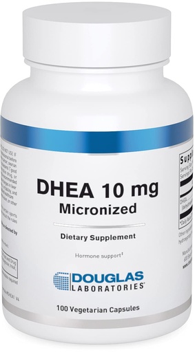 [BRSWIY35DJ7AC3TO] Douglas Laboratories DHEA 10 mg Capsules - Micronized - Supports Hormone Balance, Immunity, Brain, Bone Health & Metabolism* - Non-GMO - 100 Vegetarian Capsules
