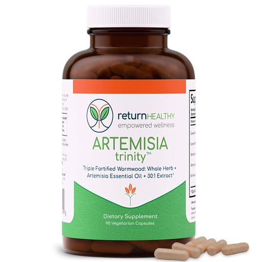 [BRSW2GQOBF5QOGTJ] Artemisia Trinity | Cleansing for Adults with Wormwood Herb & Artemisinin 30:1 Extract | Resistance & Digestive Support | Herbal Supplements | Pure, Plant-Based, 90 Caps