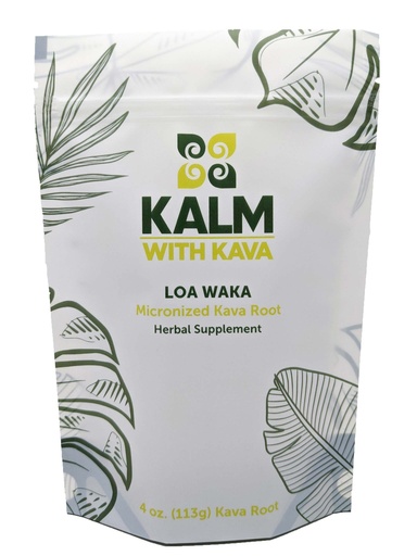 [BRSW2CY6AEPRSEQ2] KALM with Kava Loa Waka Micronized Kava (4 oz.)