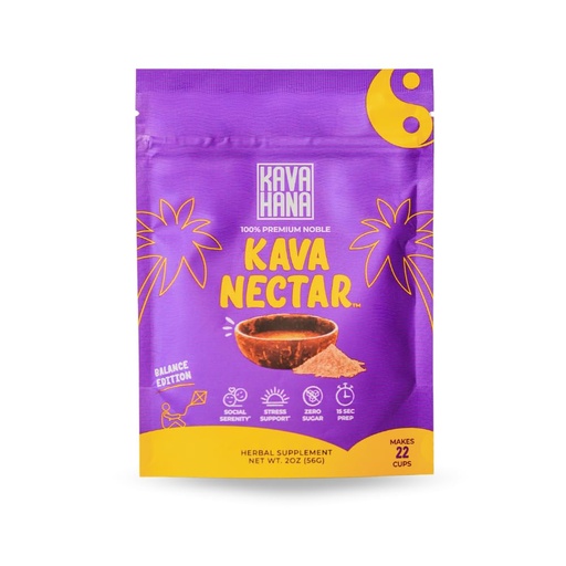 [BRSREEL3CEHQM23B] Kavahana Balance Edition Ceremonial Grade Noble Kava Nectar Powder – Supports Calm Focus, Mental Clarity & Mood Stability, Instant Dried Kava Juice