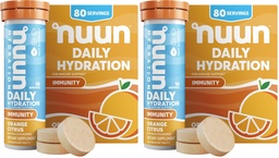 Nuun, Citrus Orange Immunity Box, 1.9 Ounce, 8 Count (Pack of 2)