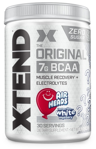 [BRSRMBDYPMHRA2DX] Scivation Xtend XTEND Original BCAA Powder Airheads Candy Flavor, 7g BCAA and 2.5g L-Glutamine, Sugar Free Post Workout Muscle Recovery Drink with Amino Acids for Men & Women, 30 Servings