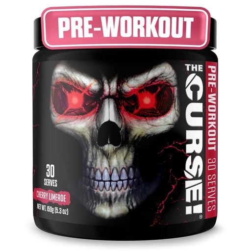 [BRSW2AD3OJ7WYADZ] JNX SPORTS The Curse! Cherry Limeade Pre Workout Powder with Creatine – Extreme Energy Preworkout for Men & Women – 30 Servings – L Citrulline, Beta Alanine & Caffeine for Pump, Strength & Focus