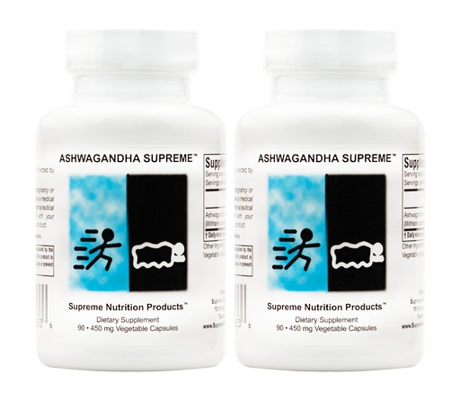 [BRSREFACA55WAD3H] Supreme Nutrition Ashwagandha Supreme, 90 Pure Ashwagandha Vegetarian Capsules (Pack of 2)
