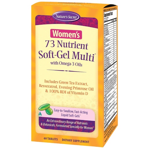 [BRSWIYT7BIAGG3Y5] Nature's Secret Women's 73 Nutrient Soft-Gel Multi + Omega 3