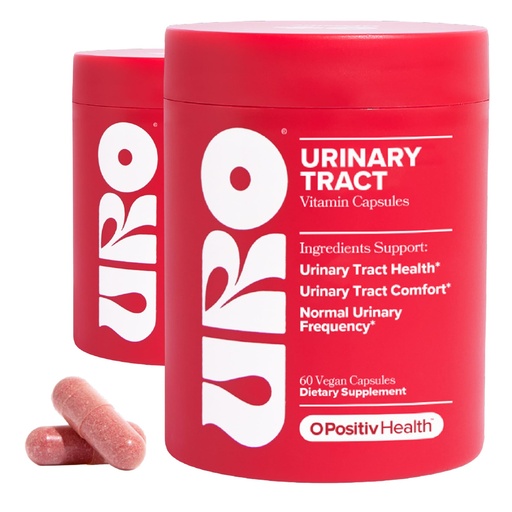 [BRSRAZYOAR5BQYLL] O Positiv URO Urinary Tract Health Supplement for Women, 60 Count (Pack of 2) - Urinary Support Vitamins with Pacran Complete Cranberry Extract, D-Mannose, & Vitamin C - Vegan & Gluten-Free