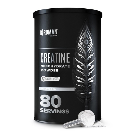 [BRSROA3RCR4B4HT7] BIRDMAN Micronized Creatine Monohydrate Powder, Muscle Recovery, Caffeine Free, Creatine Pre Workout, Vegan, Post Workout, Gluten Free, Sugar Free | 80 Servings (5 Grams Each) | 0.8lb