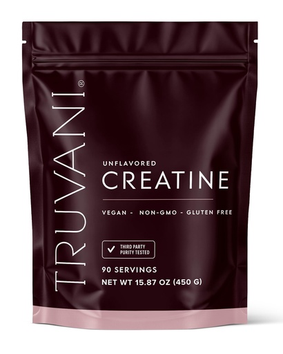 [BRSRGGQZBUOQKETF] Truvani Creatine Monohydrate Powder | 5g Pure Creatine Per Serving | Third Party Tested | 90 Servings | Supports Strength and Cellular Energy | No Fillers | Women and Men