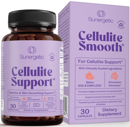 [BRSREFQKOAHAOHY2] Premium Cellulite Supplement – Anti Cellulite Capsules For Women – Supports Skin Smoothing, Smooth Legs, Reduces Cellulite & Promotes Collagen Production – With Clinically Studied Melon SOD – 30 Count