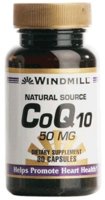 [BRSWIYALDNYQCCQV] Co-Enzyme Q 10 50 mg Dietary Supplement Capsules by Windmill - 30 ea