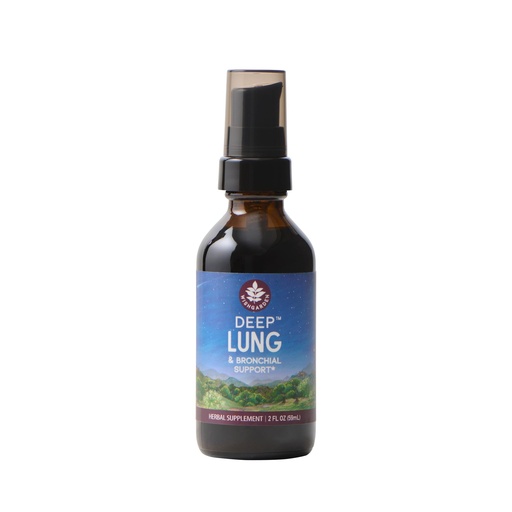 [BRSWIFIDOEBBWH3C] WishGarden Herbs Deep Lung Liquid Herbal Lung Support Supplement - Mullein Herb, Elecampane & Yerba Santa - Herbal Immunity Boost & Lung Support Drops - Vegan - 2 oz