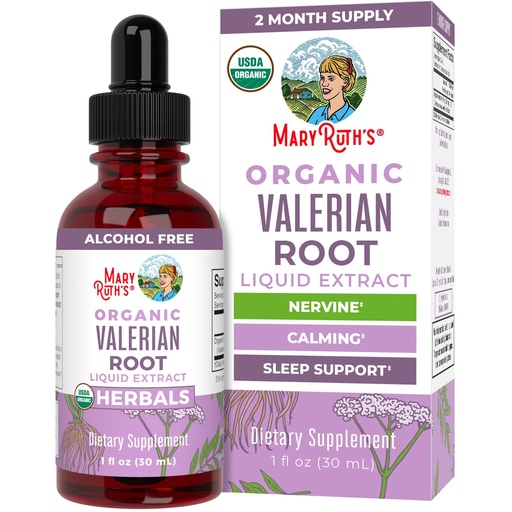 [BRSWYHAPBUCQOE3X] MARYRUTH'S Organics Valerian Root Liquid Drops | 2 Month Supply | Sugar Free | USDA Organic Valerian Root Drops | Support Sleep | Calm and Stress Relief | Vegan | Non-GMO | Gluten Free | 60 Servings