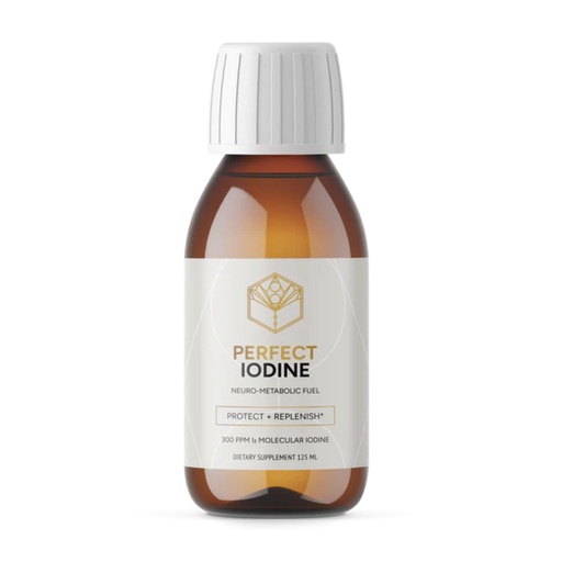 [BRSWYFA5BB7RSFL7] Activation Products - Perfect Iodine Solution, Thyroid Support for Women and Men, Oral or Topical Colorless Iodine Liquid for Thyroid Energy and Skin Health, Non GMO Pure Iodine Supplement, 125 ml