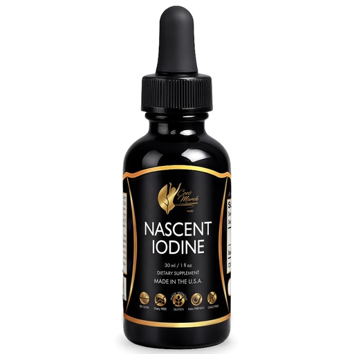 [BRSROZ32BAGRUHLH] Cocó March N.M.D Nascent-Magnetized Iodine High Concentration, Thyroid & Metabolism Support, Gluten Free, Keto Friendly, Dairy Free, Soy Free, GMO Free, 1050 mcg Per Serving, 1 Fl Oz - 500 Servings