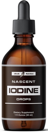 [BRSWYFD4BANQMADG] Nascent Iodine Supplement | Nascent Iodine Drops for Increased Energy & Optimal Health | Liquid Supplement and Immunity Booster