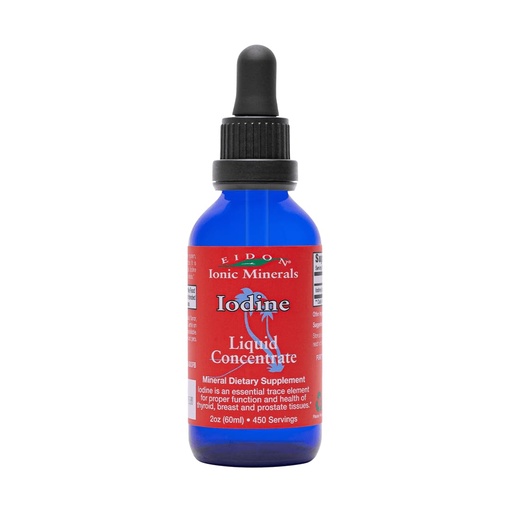[BRSW2GIBBYDQYHQ2] Eidon Ionic Minerals Potassium Iodide Supplement - Liquid Iodine Drops, Supports Energy Levels and Thyroid Health, Bioavailable, No Additives or Preservatives - Potassium Iodide Drops, 2 oz