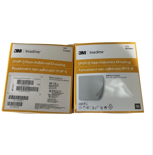 [BRSWIGYOC4AA22T2] Systagenix Inadine Iodine Non-Adherent Dressings 9.5Cm X 9.5Cm (X10)