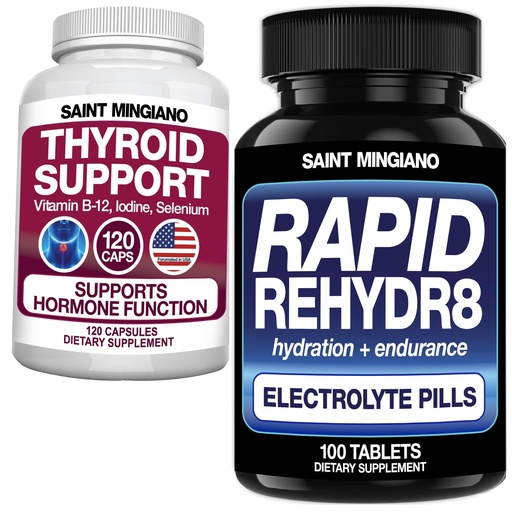 [BRSREGA3CAIRYGTB] Electrolyte Tablets 100 Capsules - with - Thyroid Support Supplement