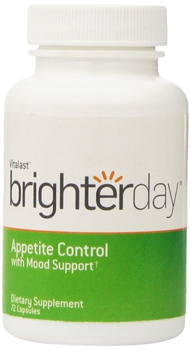 [BRSWIGIOBQBRUHQ7] BrighterDay® Appetite Control and Mood Support with 5-HTP, Lithium Orotate, Sensoril Ashwagandha, Eleuthero, 72 capsules