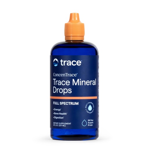 [BRSWIYQIBYOAGFLG] Trace Minerals ConcenTrace Mineral Drops, 70+ Ionic Minerals, 8 fl oz