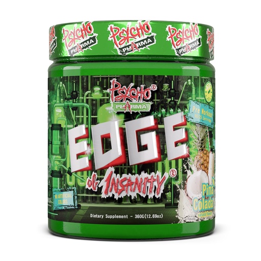 [BRSRAHT4OIIRY2TG] Psycho Pharma Strongest High Stim Preworkout Powder - Edge of Insanity - Most Intense Pre Workout Supplement for Pumps, Strength, Energy and Feel Good Focus. Rivals Famous PWOs of The Past