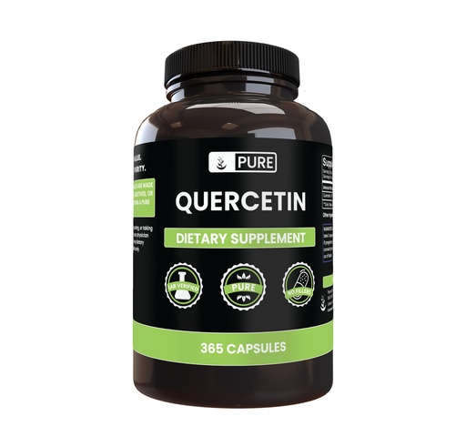 [BRSWYZYYOENQKADV] Pure Original Ingredients Quercetin (365 Capsules) Always Pure, No Additives Or Fillers, Lab Verified