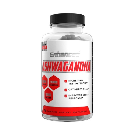 [BRSRAGARB4IGE3AZ] Enhanced Labs Ashwagandha Capsules with Sensoril, Ashwagandha KSM-66 & Shoden - 30 Capsules