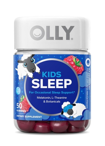 [BRSROCAYCN6Q2CYY] OLLY Kids Sleep Gummy, Melatonin, L-Theanine, Chamomile, 60 & 50 Count