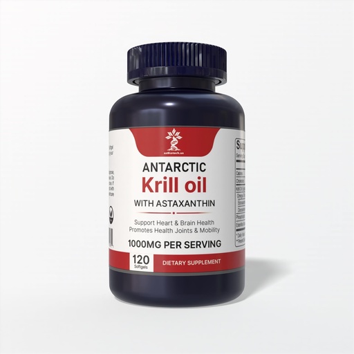 [BRSREEIZCV4BGDI7] Antarctic Krill Oil 1000mg with Astaxanthin – High Phospholipid Content – 150mg Esterified Astaxanthin, 200mg Phospholipids – Omega-3 Supplement – 1 Softgel Daily – 60 Softgels