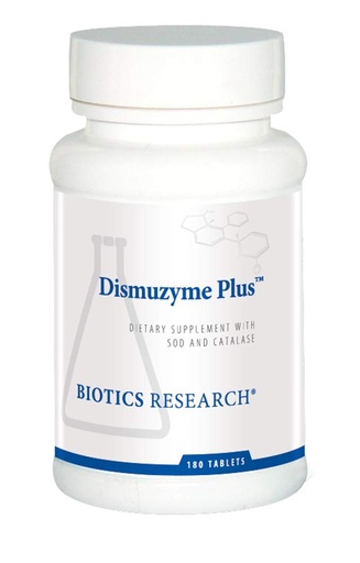 [BRSWIYL3AIABEA32] BIOTICS RESEARCH Dismuzyme Plus High Antioxidant Activity, Supports Immune System, Comfort and Joint Flexion, 180 Tablets