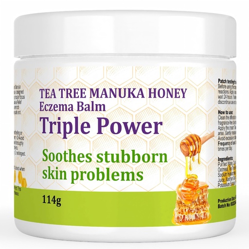 [BRSRGZ36OQDQI2T5] Manuka Honey Tea Tree Therapy Cream for Body & Foot Comfort, Dry Skin Relief, Moisturizing and Skin Wellness Support