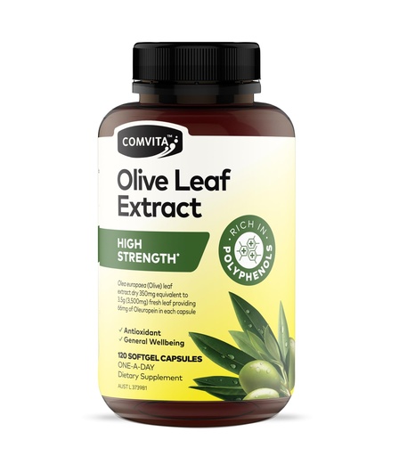 [BRSWGHACAR5QYYDJ] Comvita Olive Leaf High Strength Capsules 120 Capsules