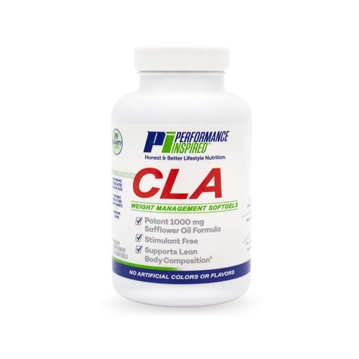 [BRSWGGQPA4MQYCT4] PERFORMANCE INSPIRED Nutrition CLA Softgels – 1000mg Safflower Oil – Stimulant-Free – Supports Lean Body Composition – 120 Count